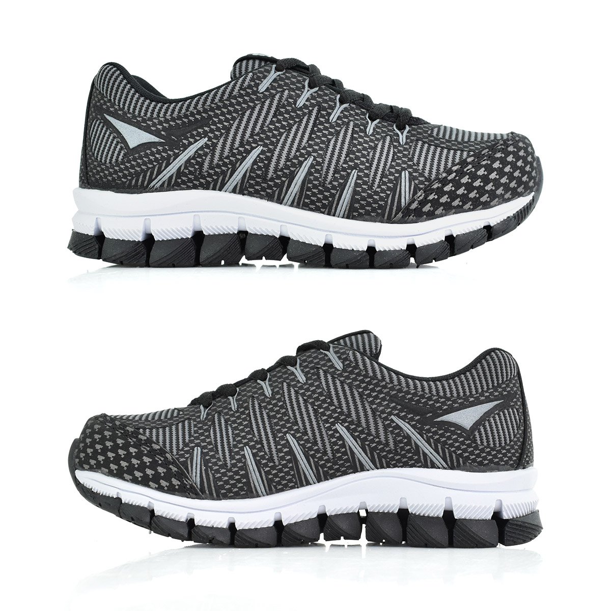 Tenis Infantil Try Star Evolution Masculino Preto Cinza Preto/Cinza 4