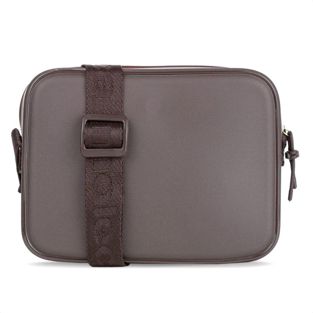 Bolsa Casual Moleca Textura Gorgurao Cafe Feminina Estilosa Marrom 4