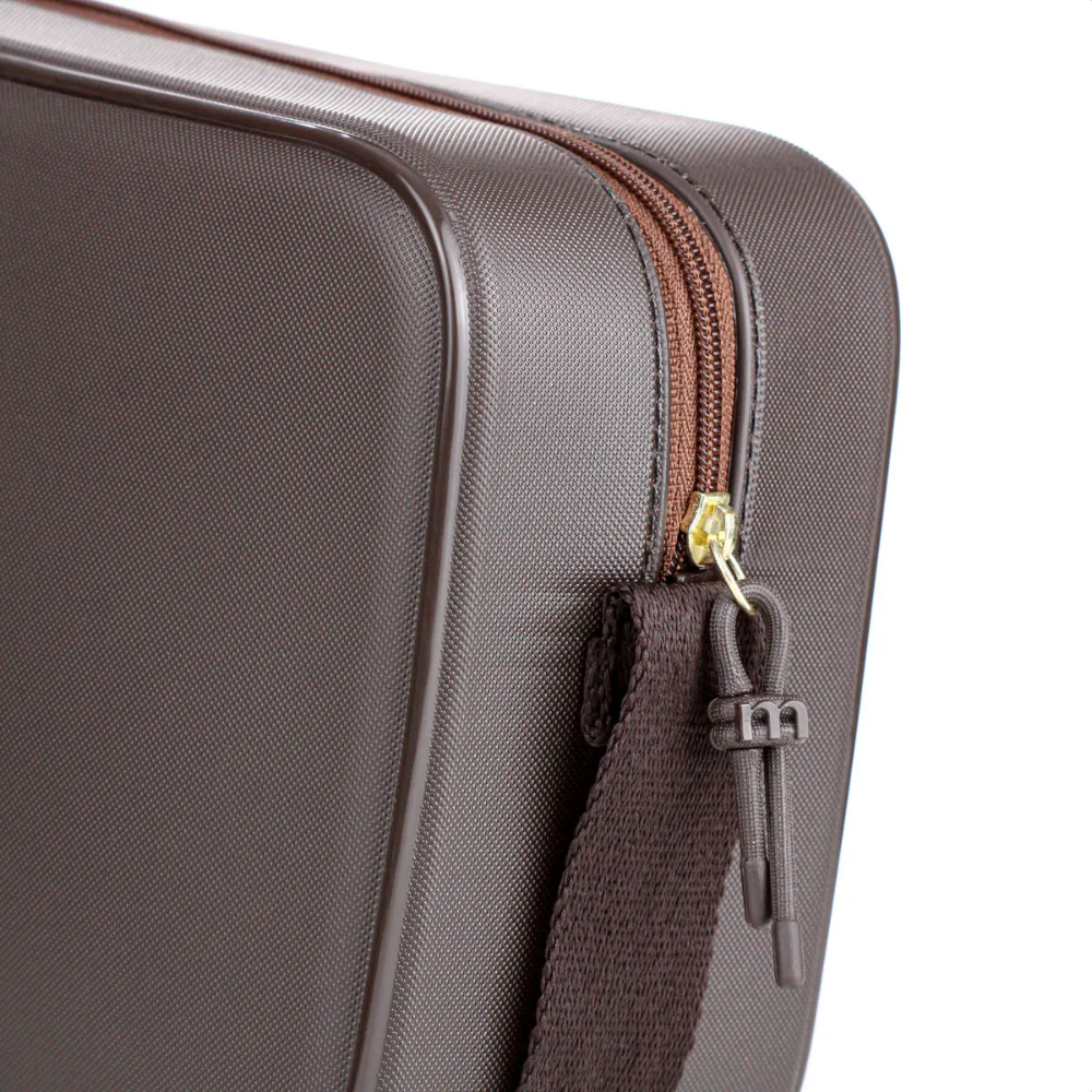 Bolsa Casual Moleca Textura Gorgurao Cafe Feminina Estilosa Marrom 6