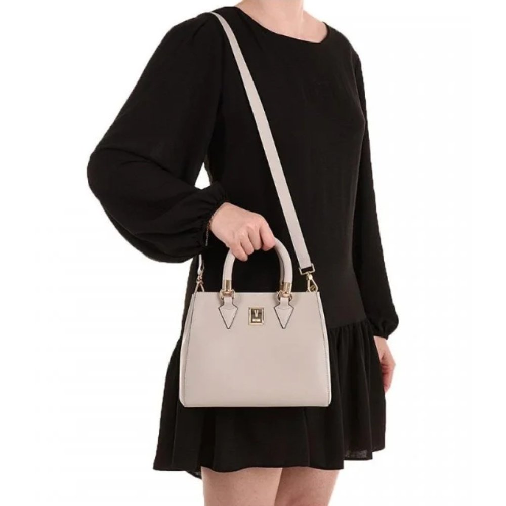 Bolsa Napa Soft Vizzano Cinza Versatil Leveza Cinza 6