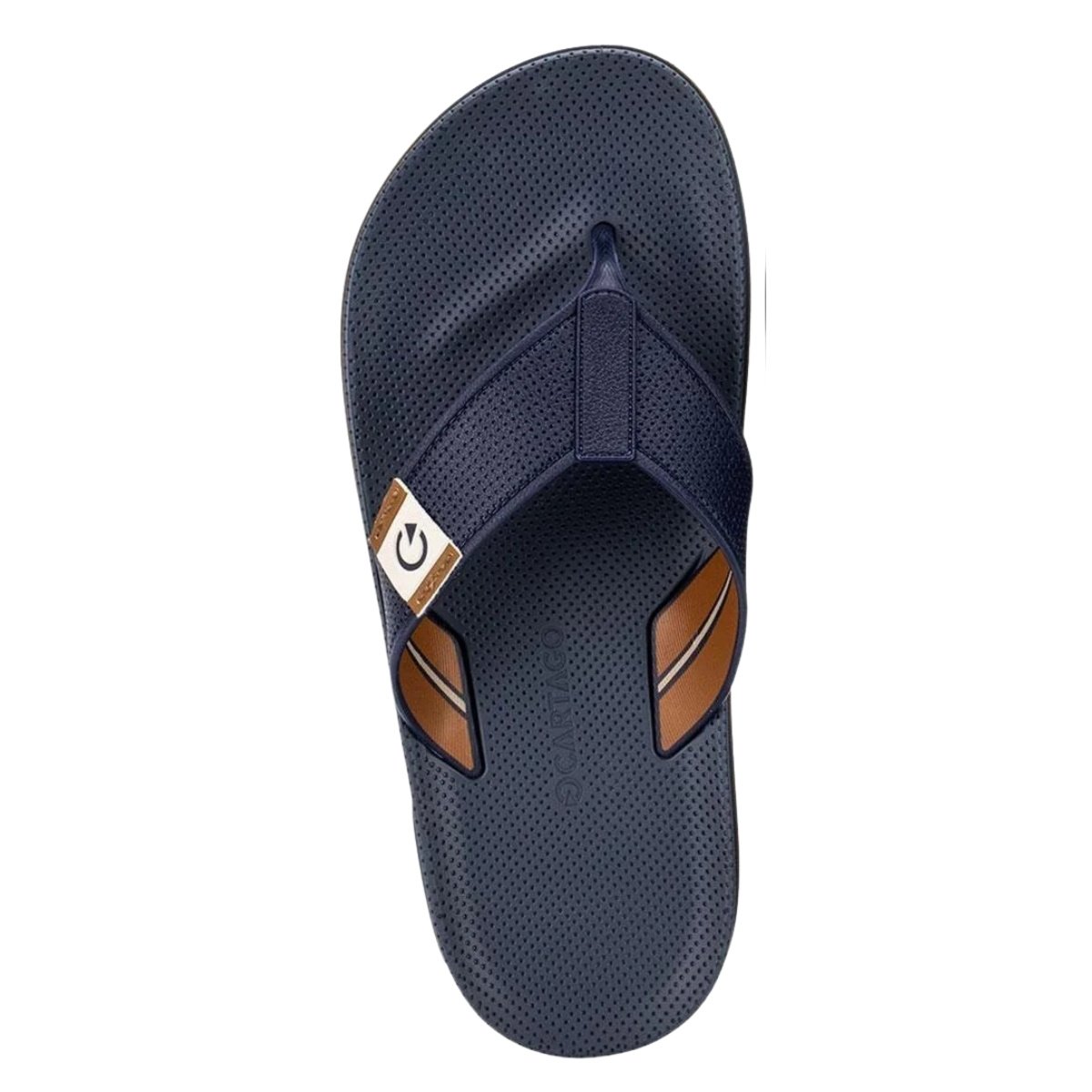 Chinelo Cartago Siena IV Azul Castor Conforto Masculino Azul Marinho 3