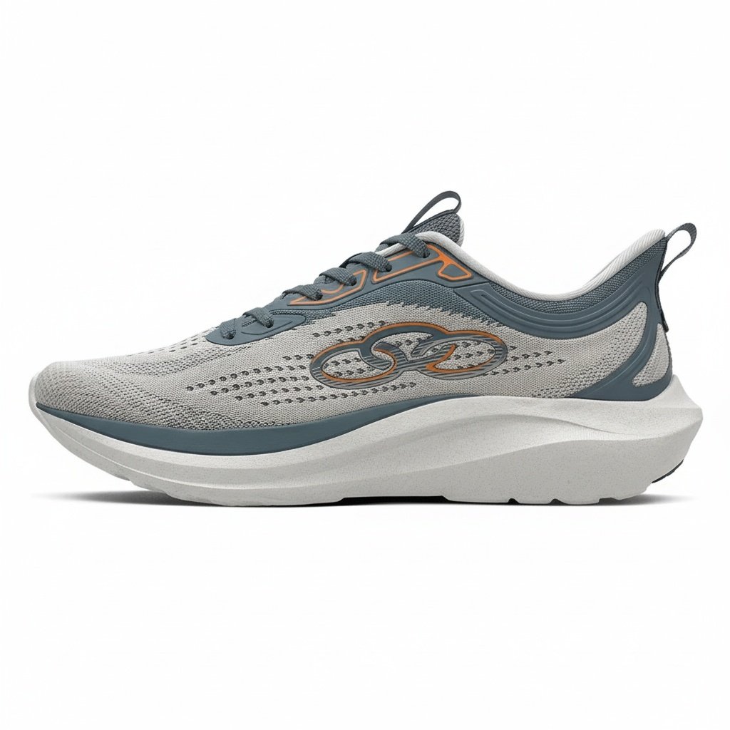Tenis Olympikus Running Cinza Steel Masculino Esportivo Cinza 3