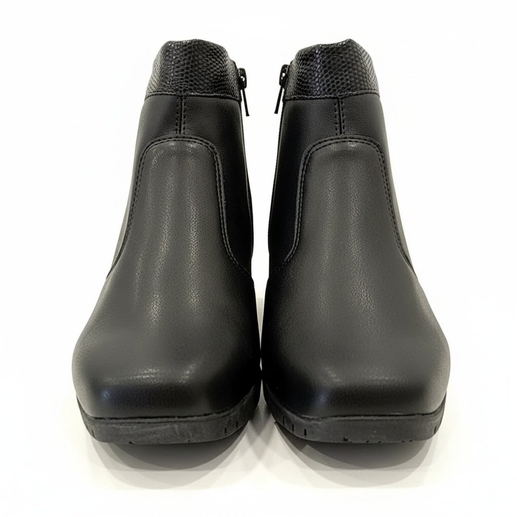 Bota Campesi Feminina Cano Curto Preto Anatomica Preto 4