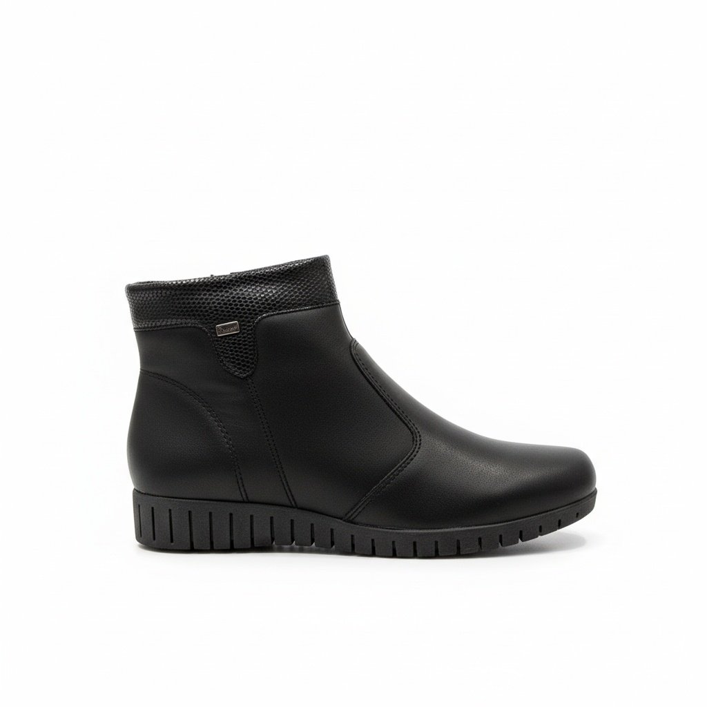 Bota Campesi Feminina Cano Curto Preto Anatomica Preto 5