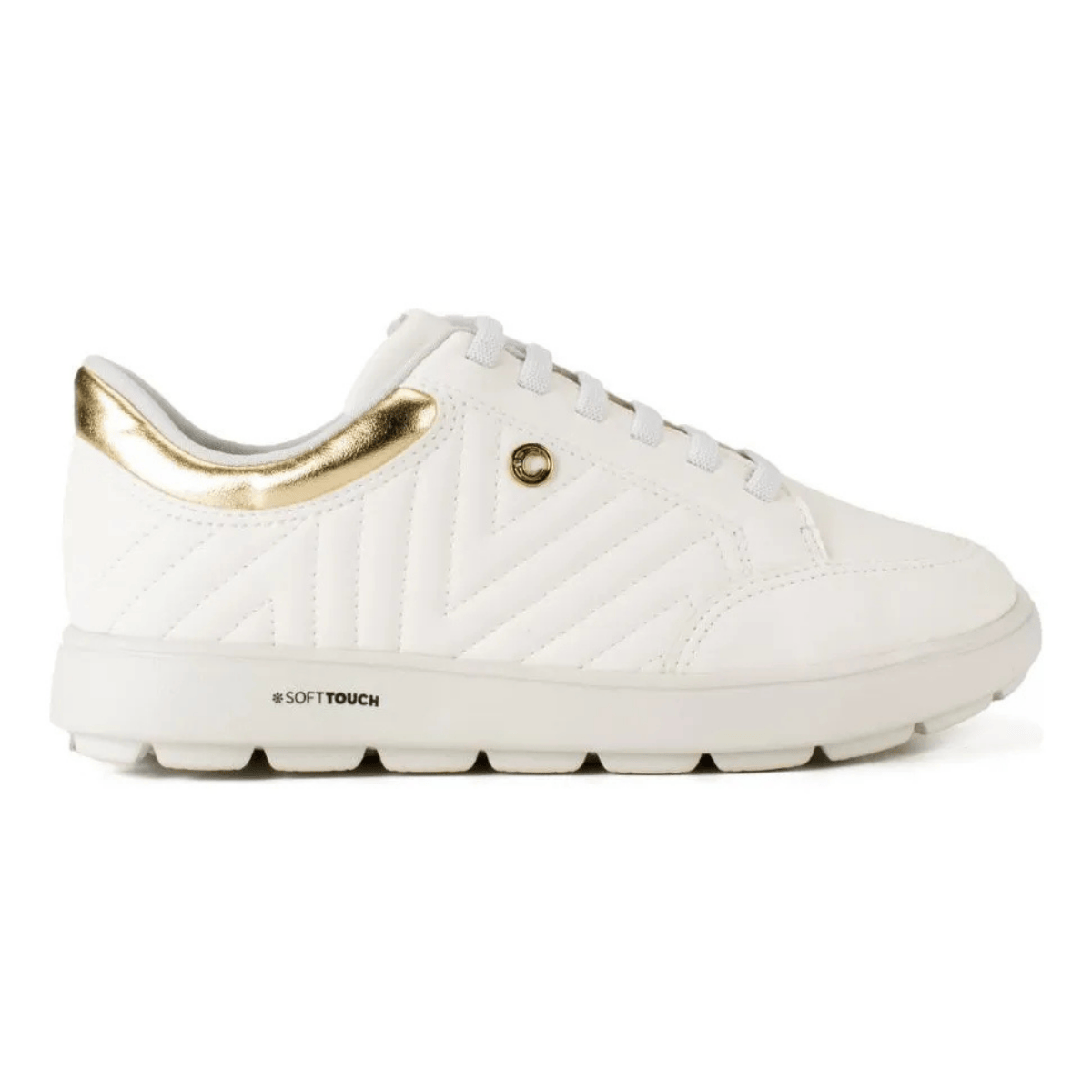 Tenis Campesi Feminino Ultraleve Estilo Moderno Branco 3