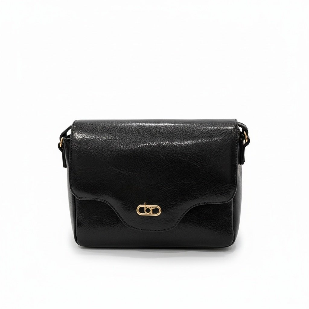 Bolsa Beira Rio Preta Essencial Alca Transversal Ajustavel