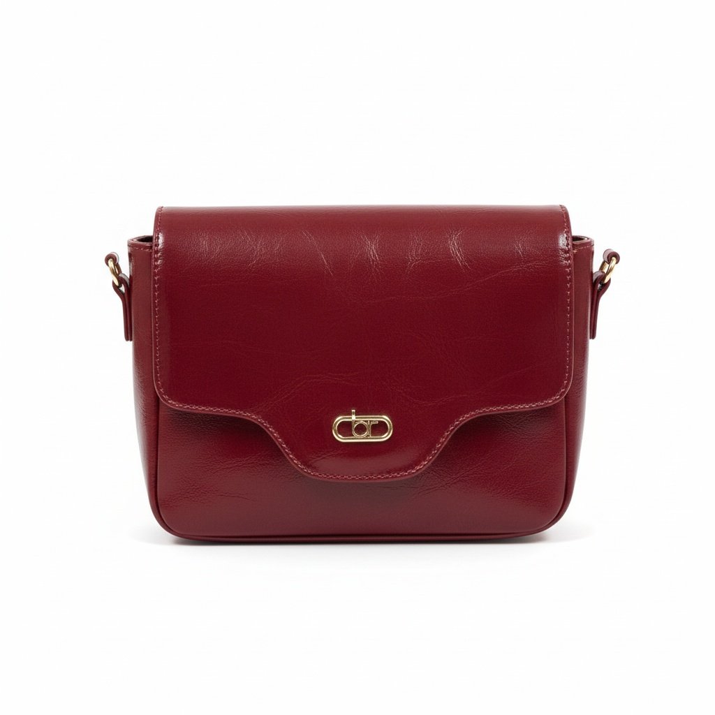 Bolsa Beira Rio Cherry Transversal Design Sofisticado 