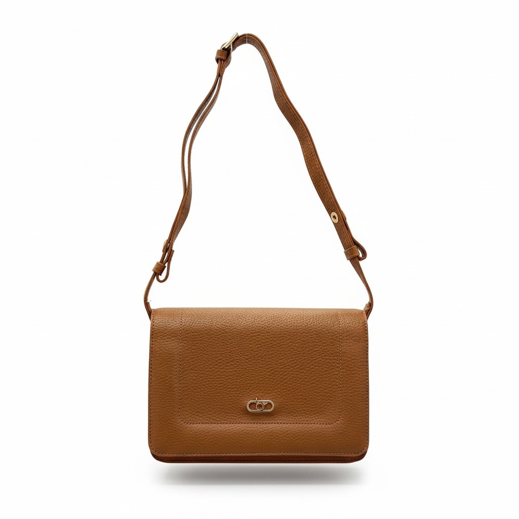 Beira Rio Bolsa Camel Transversal Ajustavel Elegante Marrom 4