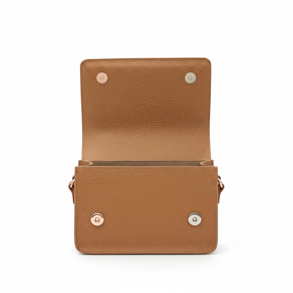 Beira Rio Bolsa Camel Transversal Ajustavel Elegante Marrom 6