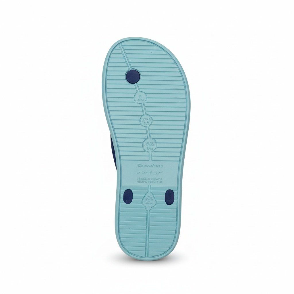 Chinelo Rider Meninos Infantil Confortavel Azul  Azul 6
