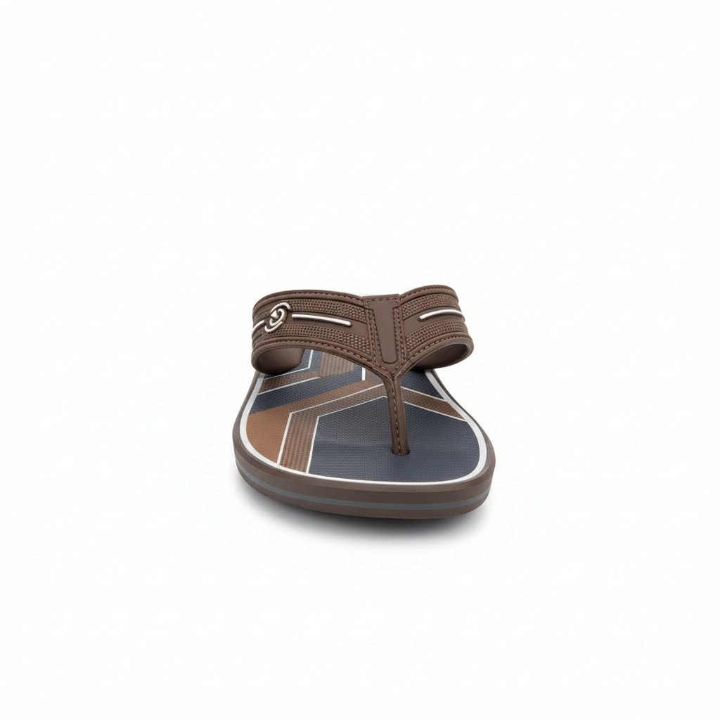 Chinelo Cartago Urban Marrom Cinza Meninos Ultraleve Marrom 3
