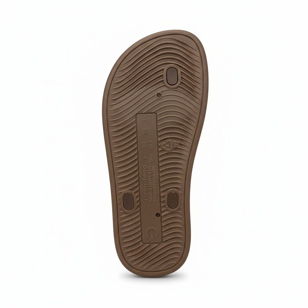Chinelo Cartago Urban Marrom Cinza Meninos Ultraleve Marrom 6
