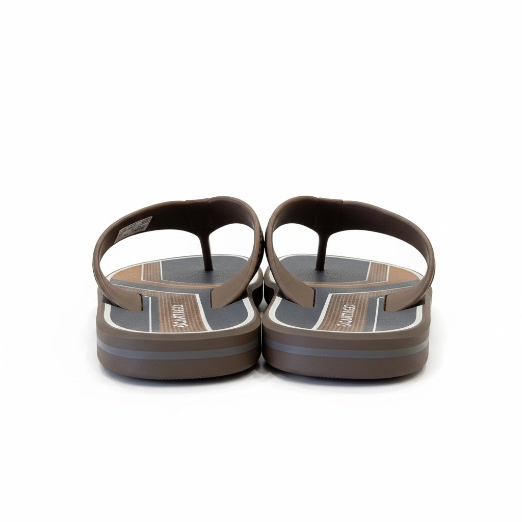 Chinelo Cartago Urban Marrom Cinza Meninos Ultraleve Marrom 5