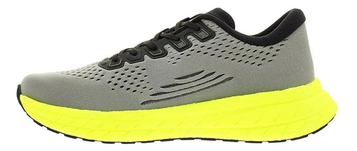 Activitta Vegas Masculino Cinza Preto Lime Estilo Ativo Cinza 3