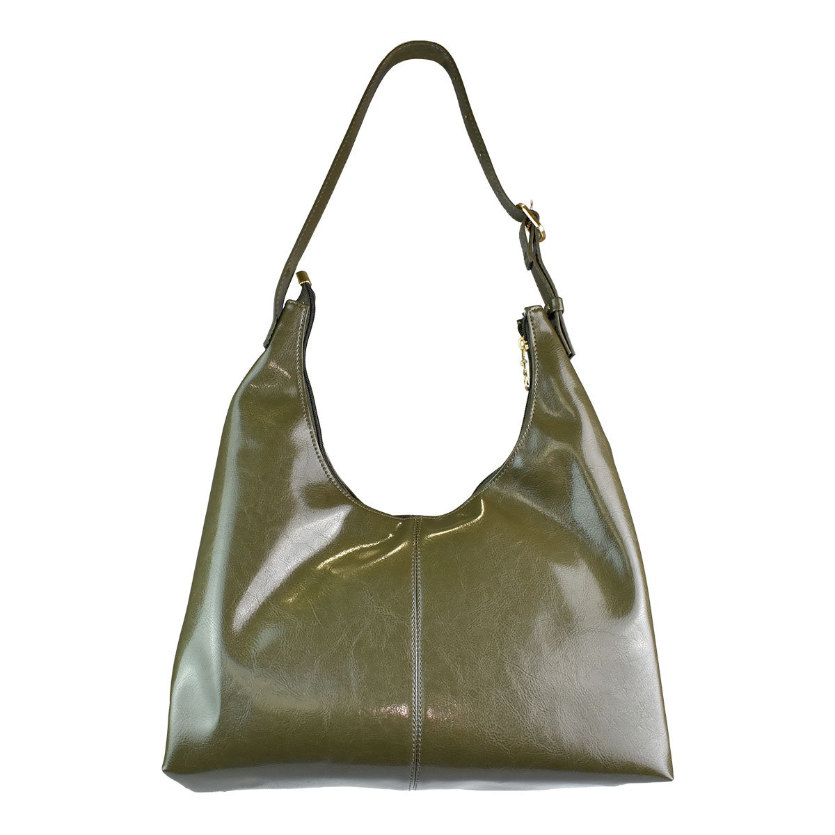 Bolsa Beira Rio Oliva Design Sofisticado Feminino Versatil  Verde 4