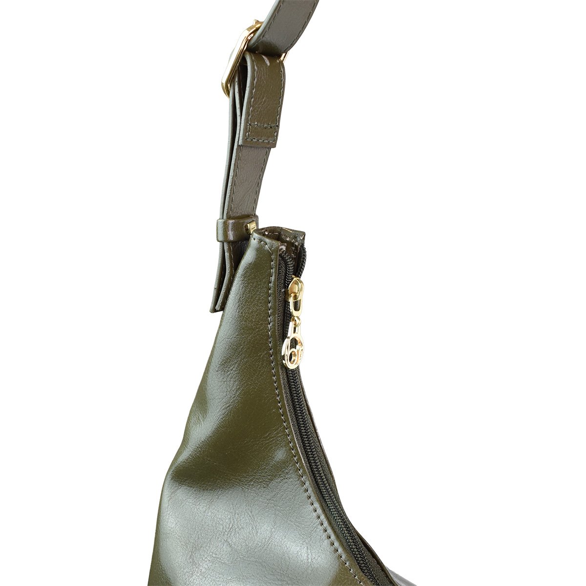 Bolsa Beira Rio Oliva Design Sofisticado Feminino Versatil  Verde 5