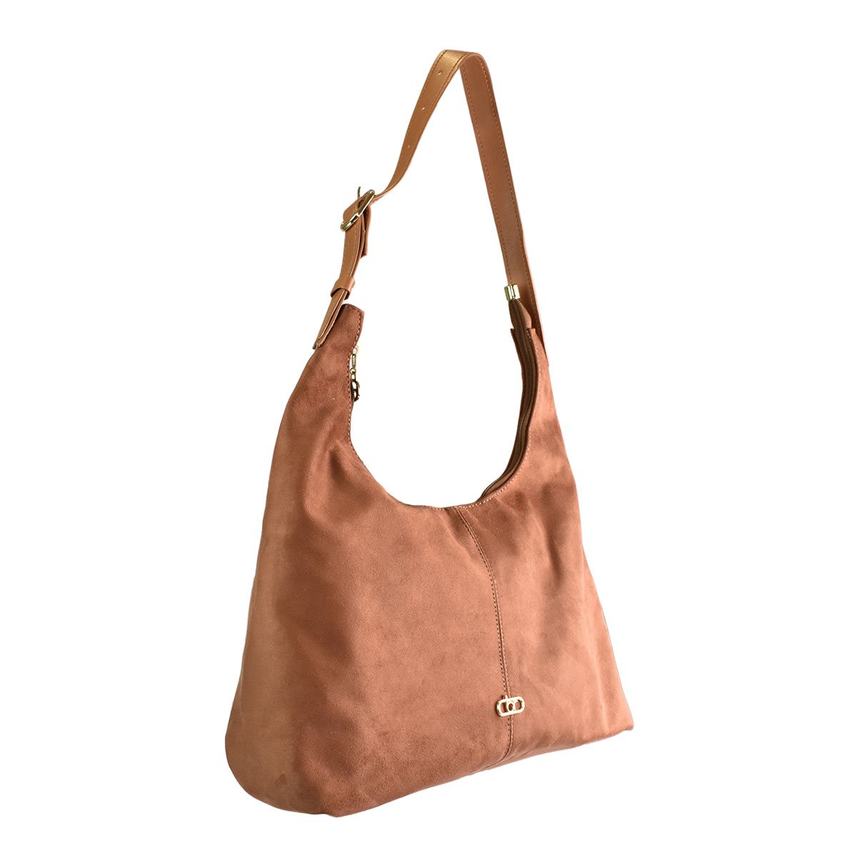 Bolsa Beira Rio Ambar Design Elegante Alca Ajustavel  Marrom 6