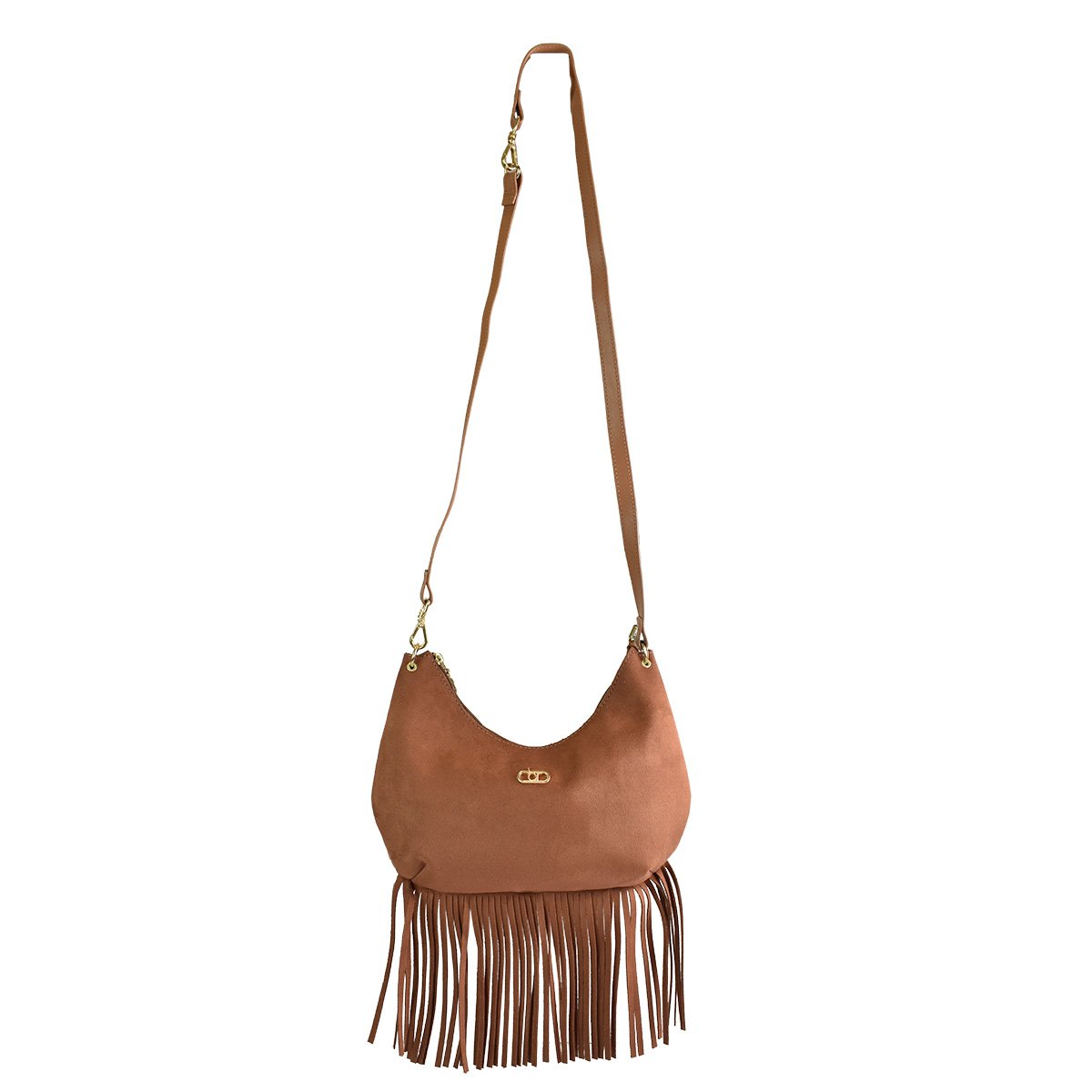 Beira Rio Bolsa Feminino Marrom Tiracolo Franja Marrom 3