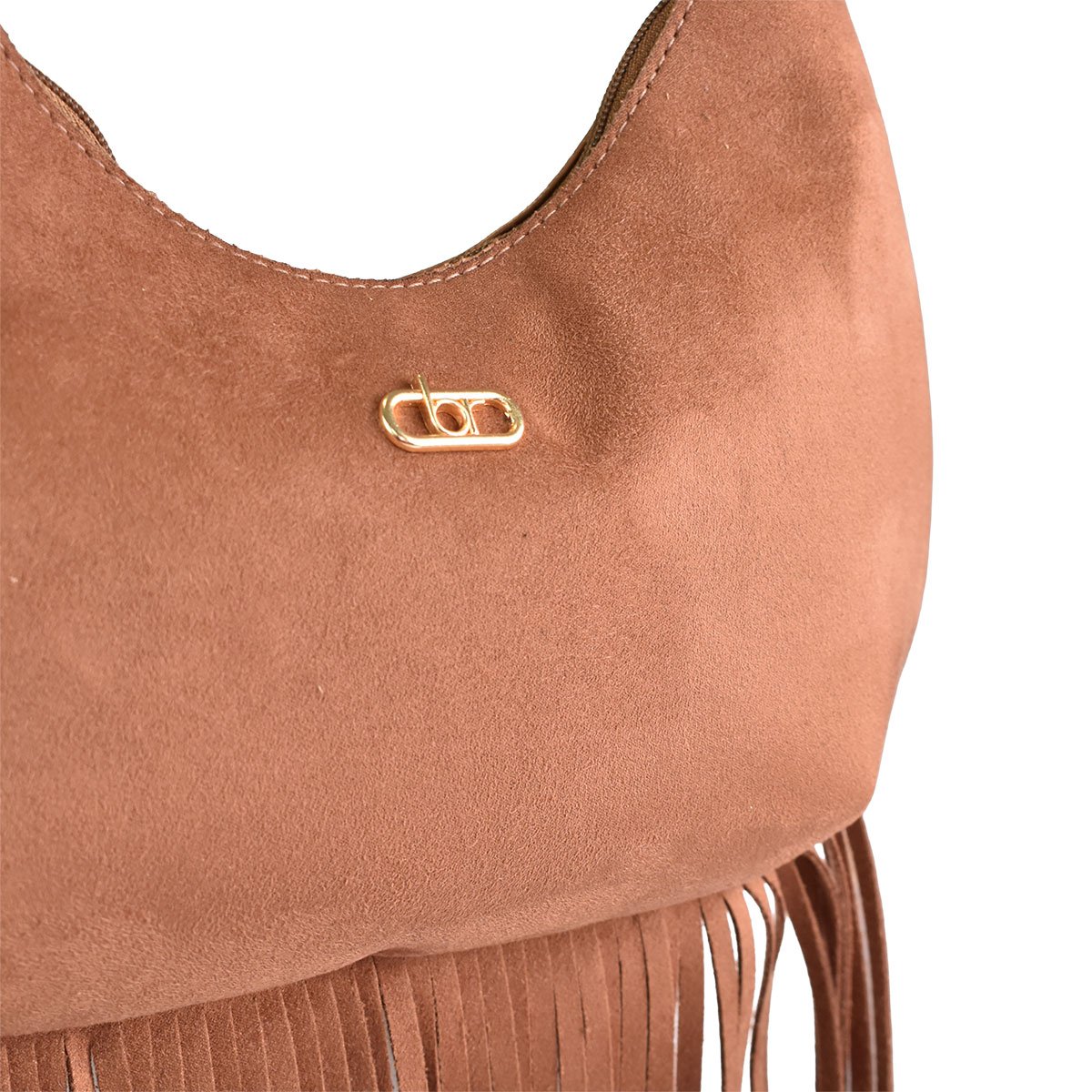 Beira Rio Bolsa Feminino Marrom Tiracolo Franja Marrom 5