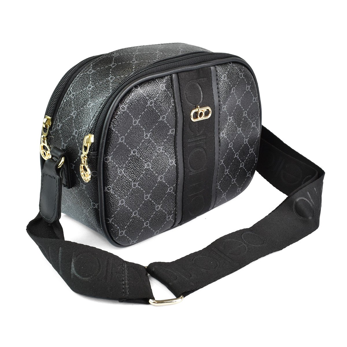 Bolsa Beira Rio Matelasse Preto Grafite  Estilo Unico Preto 3