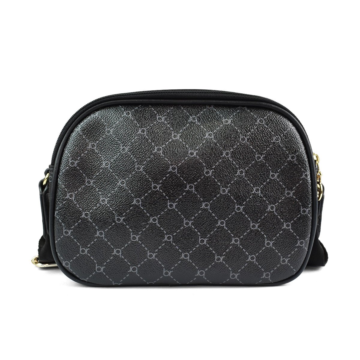 Bolsa Beira Rio Matelasse Preto Grafite  Estilo Unico Preto 4