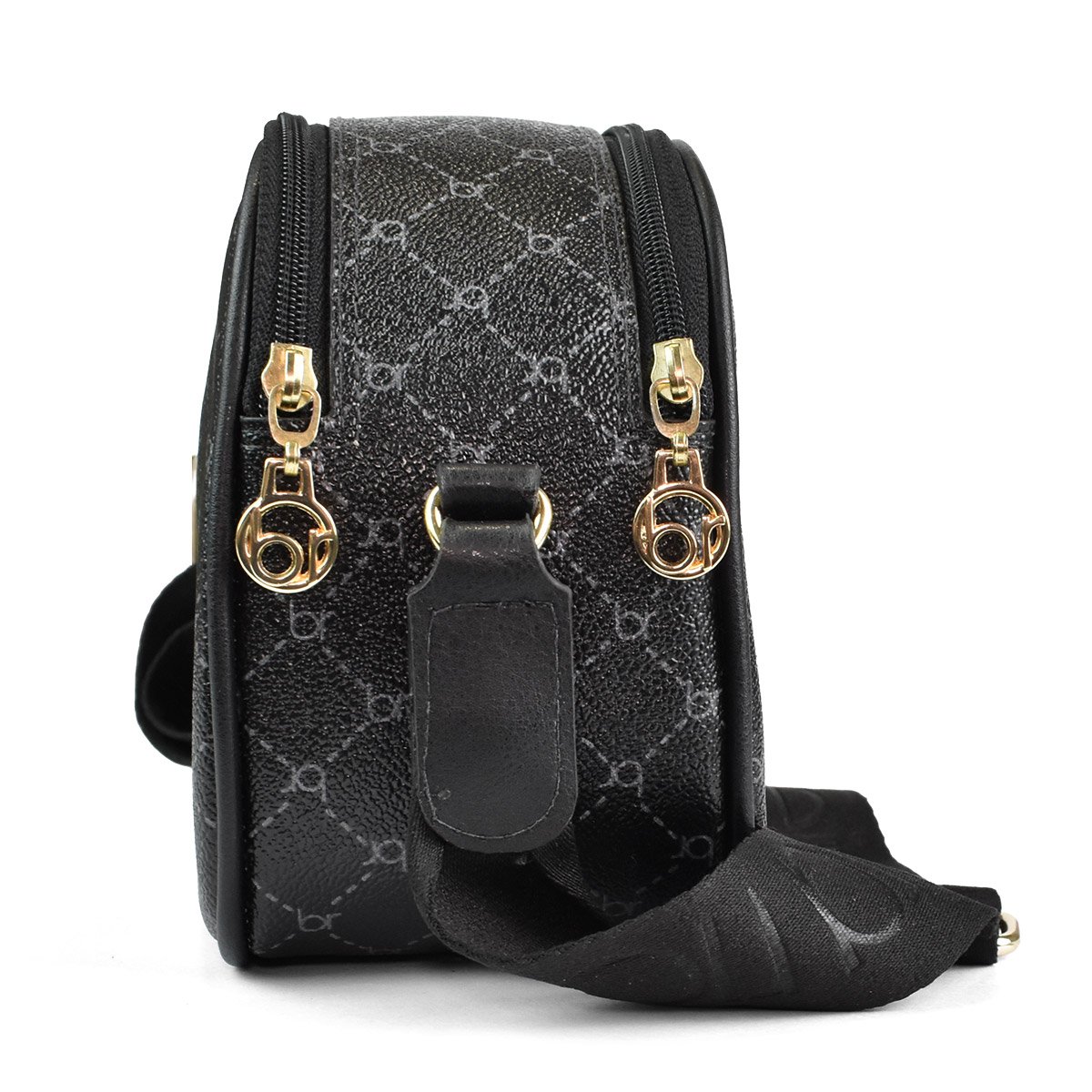 Bolsa Beira Rio Matelasse Preto Grafite  Estilo Unico Preto 5