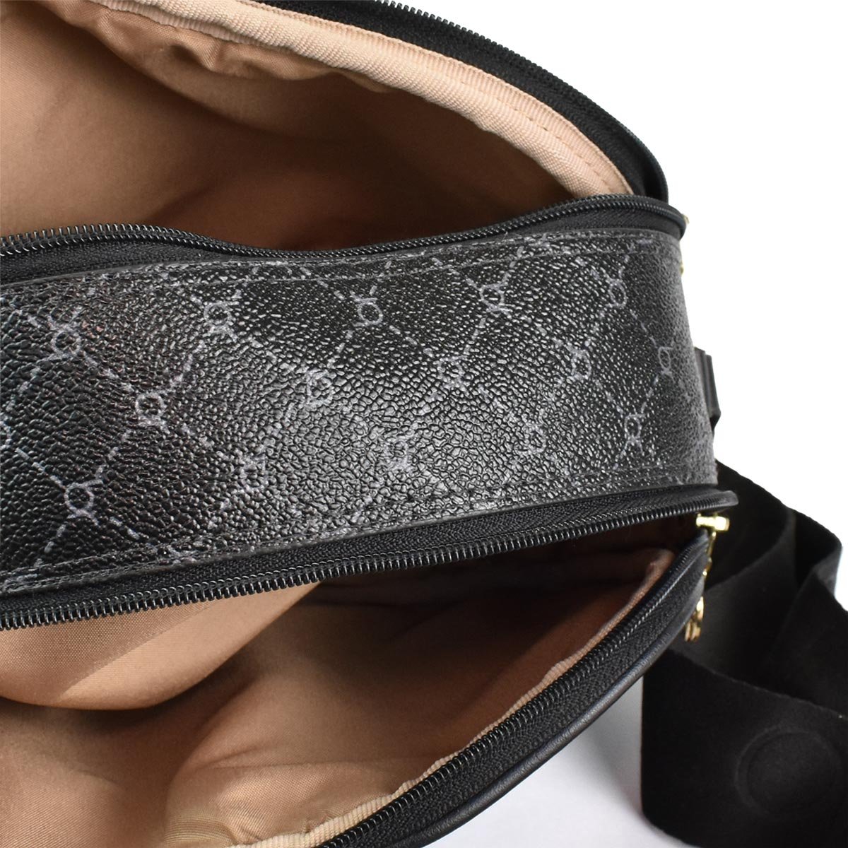 Bolsa Beira Rio Matelasse Preto Grafite  Estilo Unico Preto 6