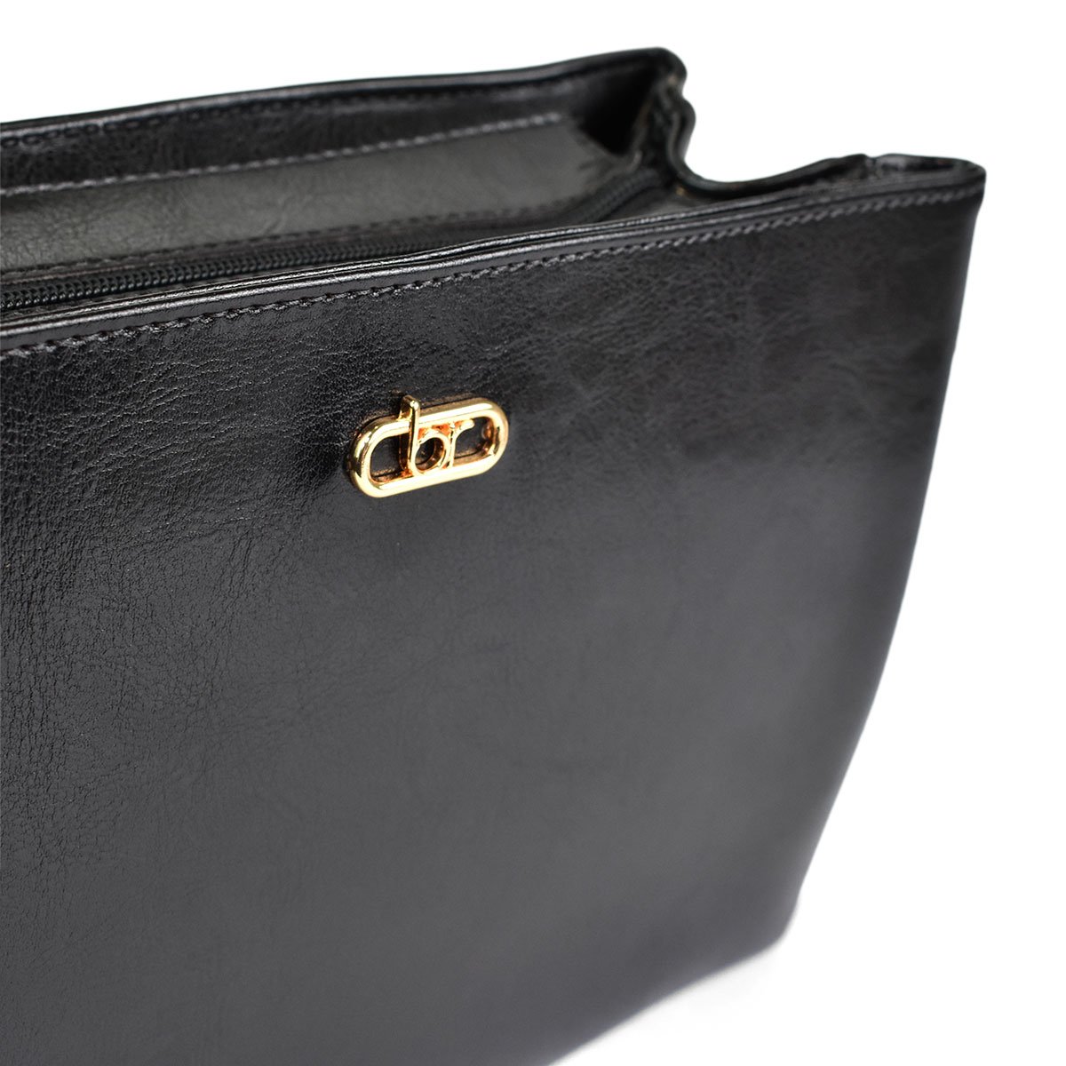 Bolsa Beira Rio Preta Transversal Espacosa Charme Absoluto Preto 5