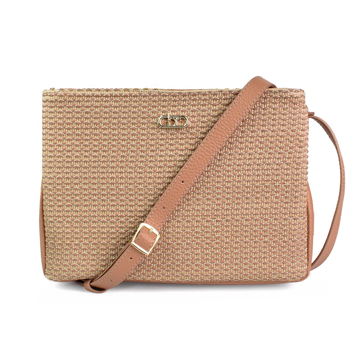 Bolsa Beira Rio Feminina Nude Design Minimalista Chic  Bege 2