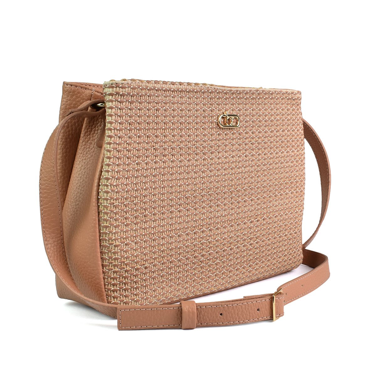 Bolsa Beira Rio Feminina Nude Design Minimalista Chic  Bege 3