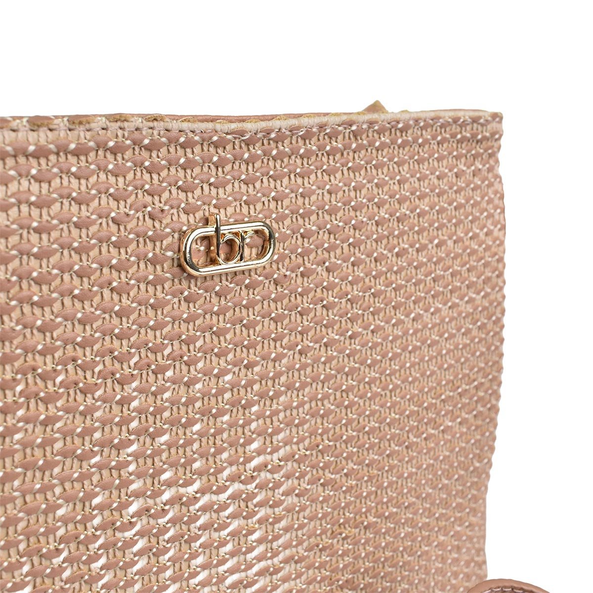 Bolsa Beira Rio Feminina Nude Design Minimalista Chic  Bege 4