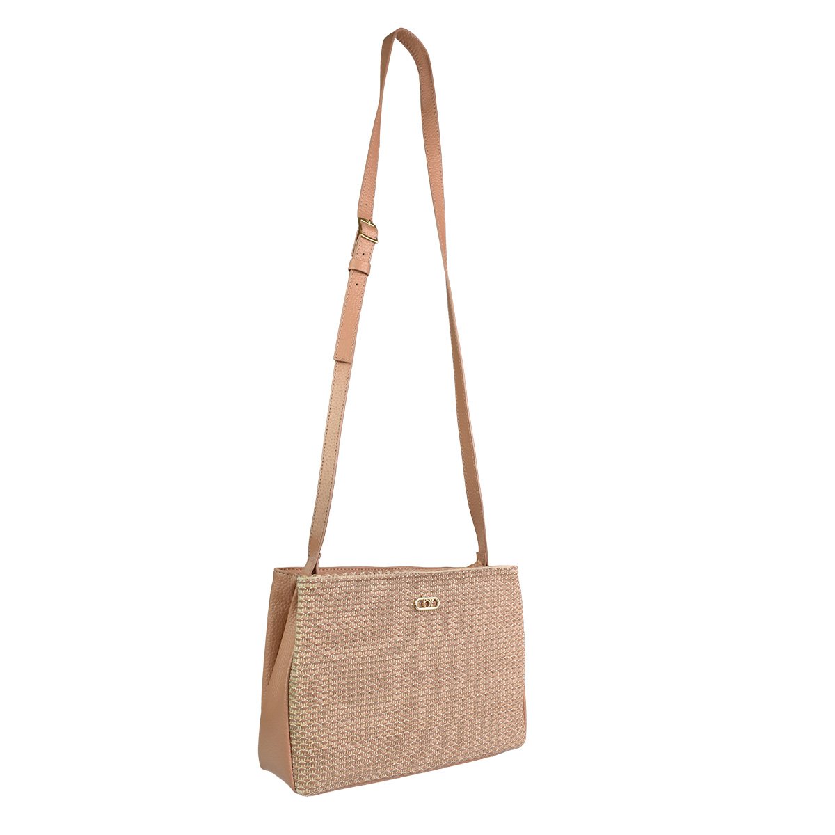 Bolsa Beira Rio Feminina Nude Design Minimalista Chic  Bege 6