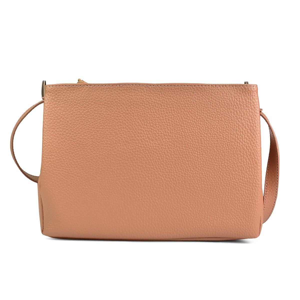 Bolsa Beira Rio Feminina Nude Design Minimalista Chic  Bege 7