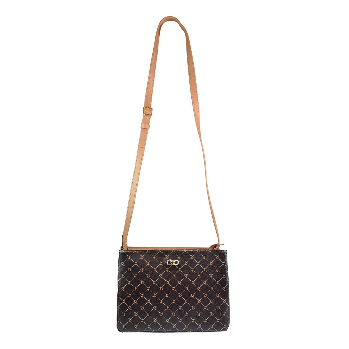 Beira Rio Monograma Cafe Camel Feminina Ajustavel 