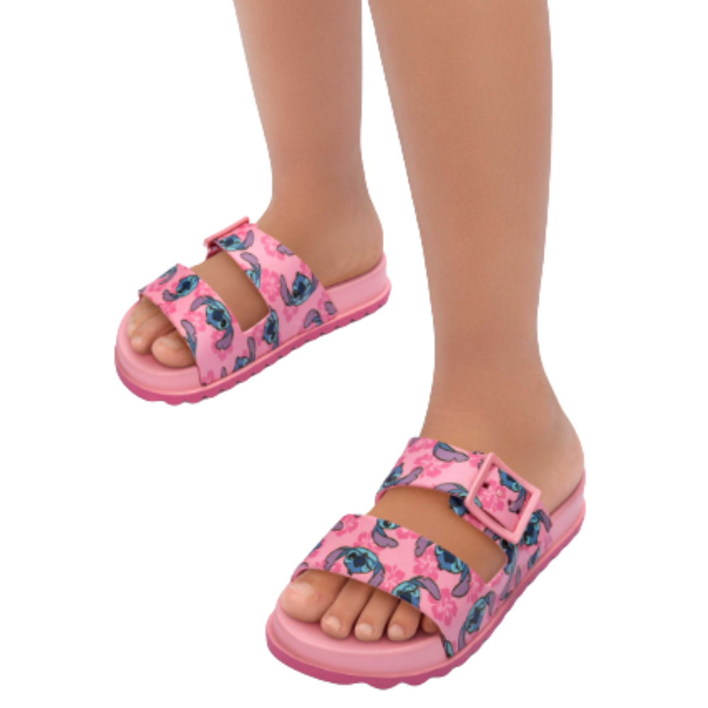 Chinelo Grendene Stitch Infantil Rosa Conforto Estilo Rosa 2