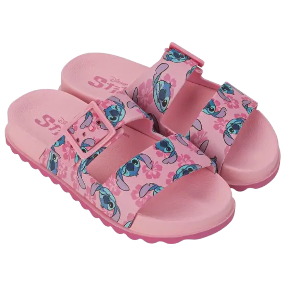 Chinelo Grendene Stitch Infantil Rosa Conforto Estilo Rosa 3