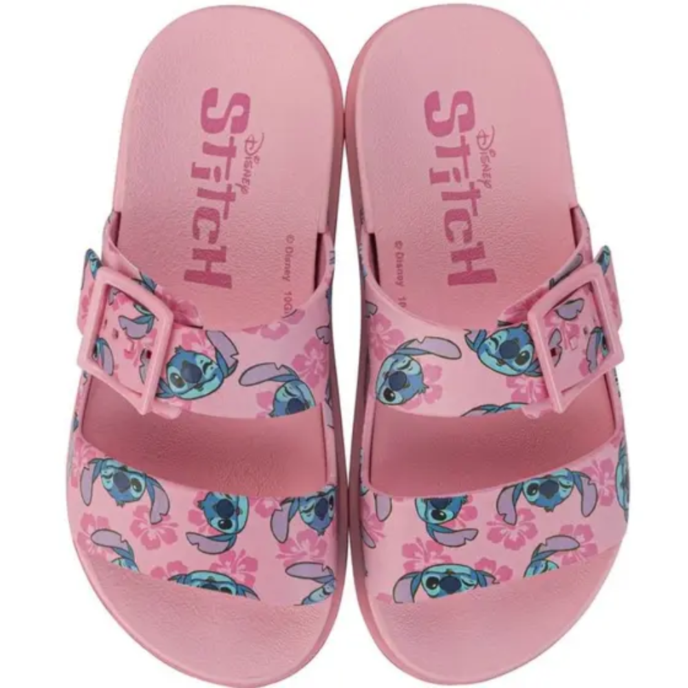 Chinelo Grendene Stitch Infantil Rosa Conforto Estilo Rosa 4