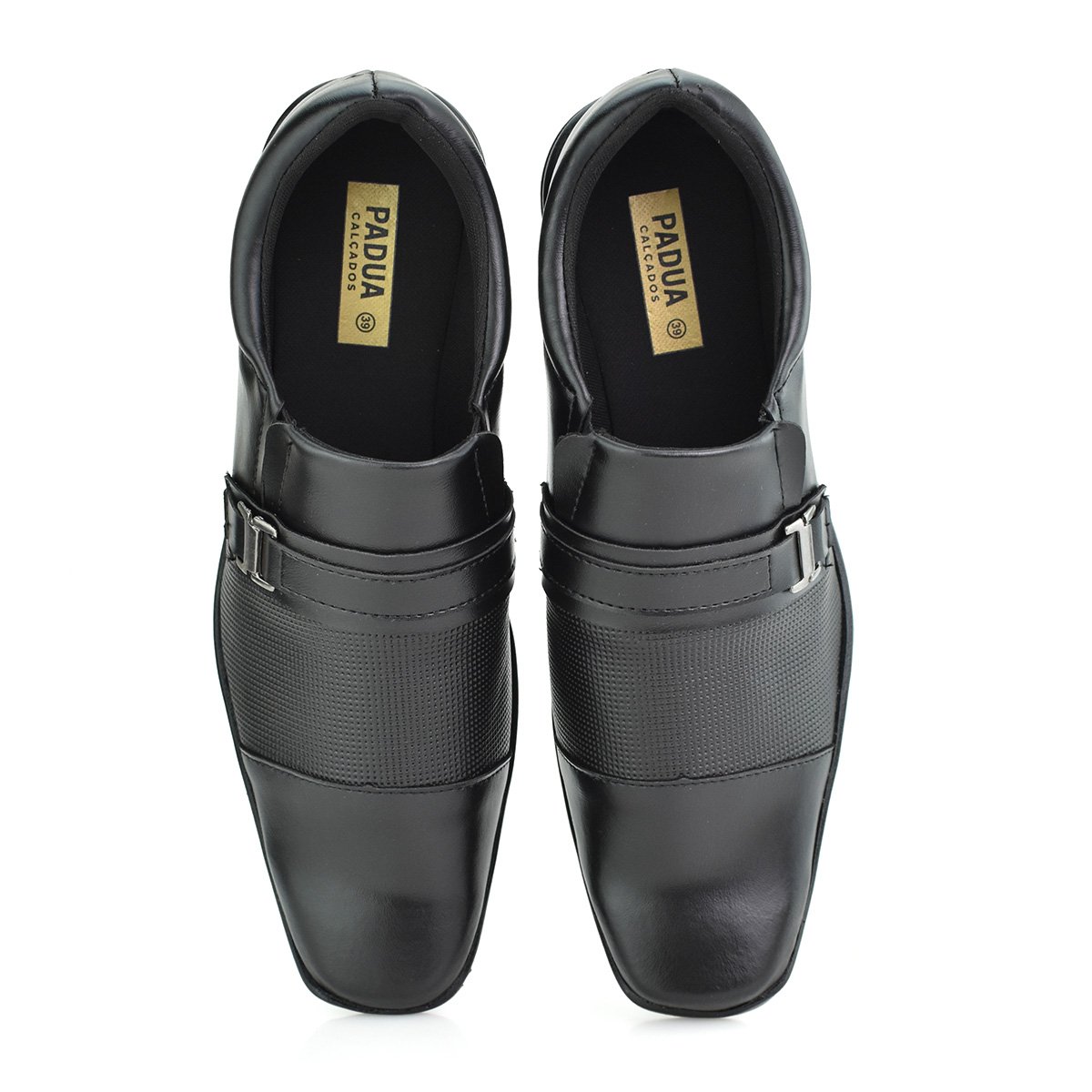 Sapato Social Padua Masculino Preto Antiderrapante Preto 3