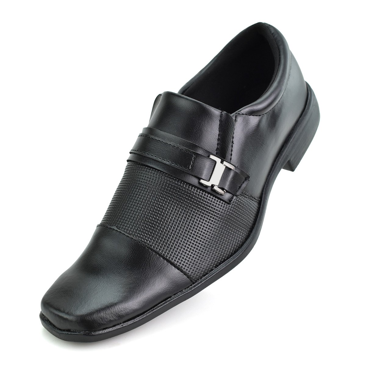 Sapato Social Padua Masculino Preto Antiderrapante Preto 7