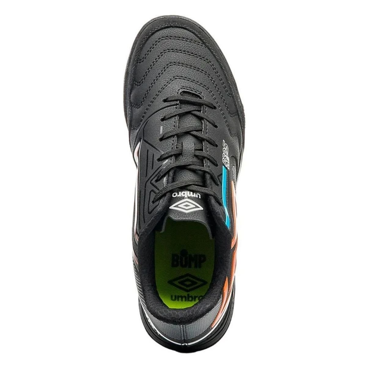 Chuteira Umbro Pro 5 Bump Society Domine Conforto Preto 5