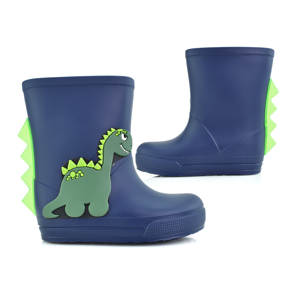 Galocha Luelua Dino Calce Facil Marinho Meninos  Azul 2