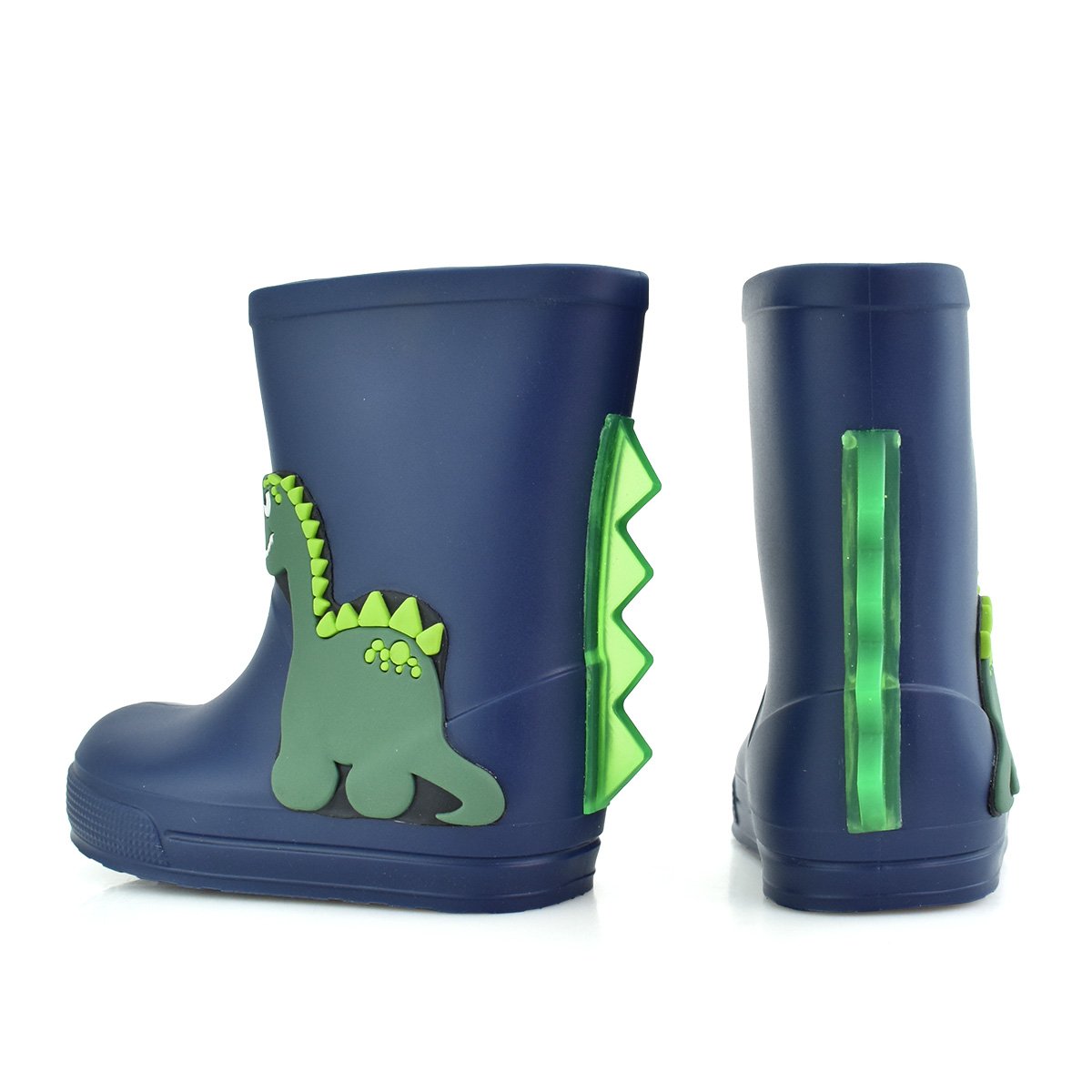 Galocha Luelua Dino Calce Facil Marinho Meninos  Azul 3