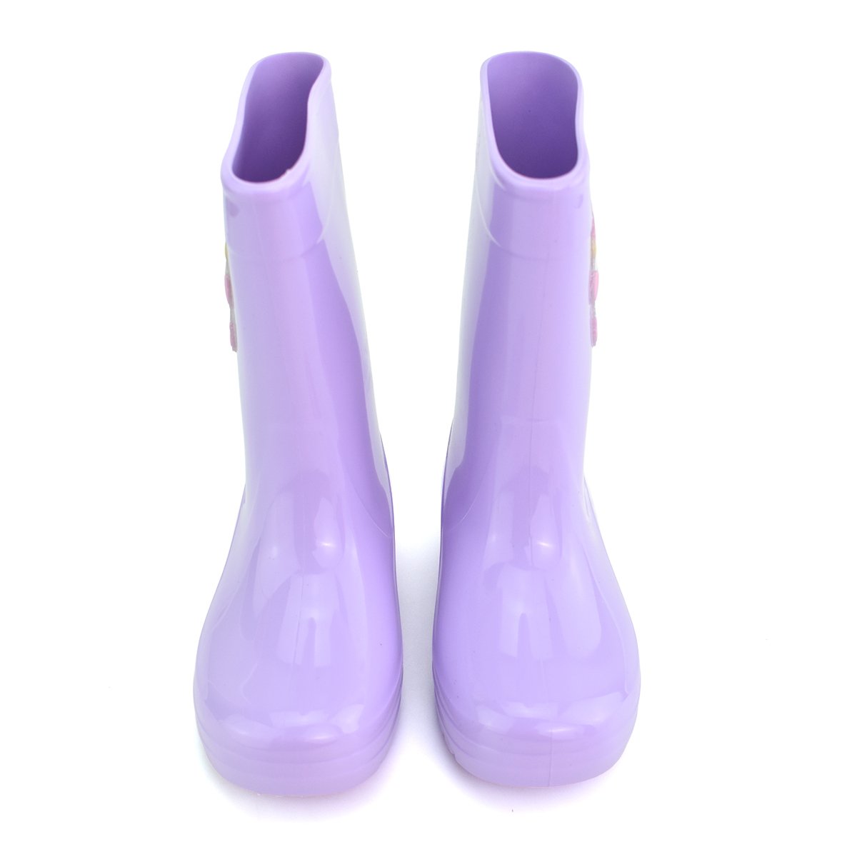 Galocha Infantil Luelua Unicornio Lilas Calce Facil Menina Lilás 3