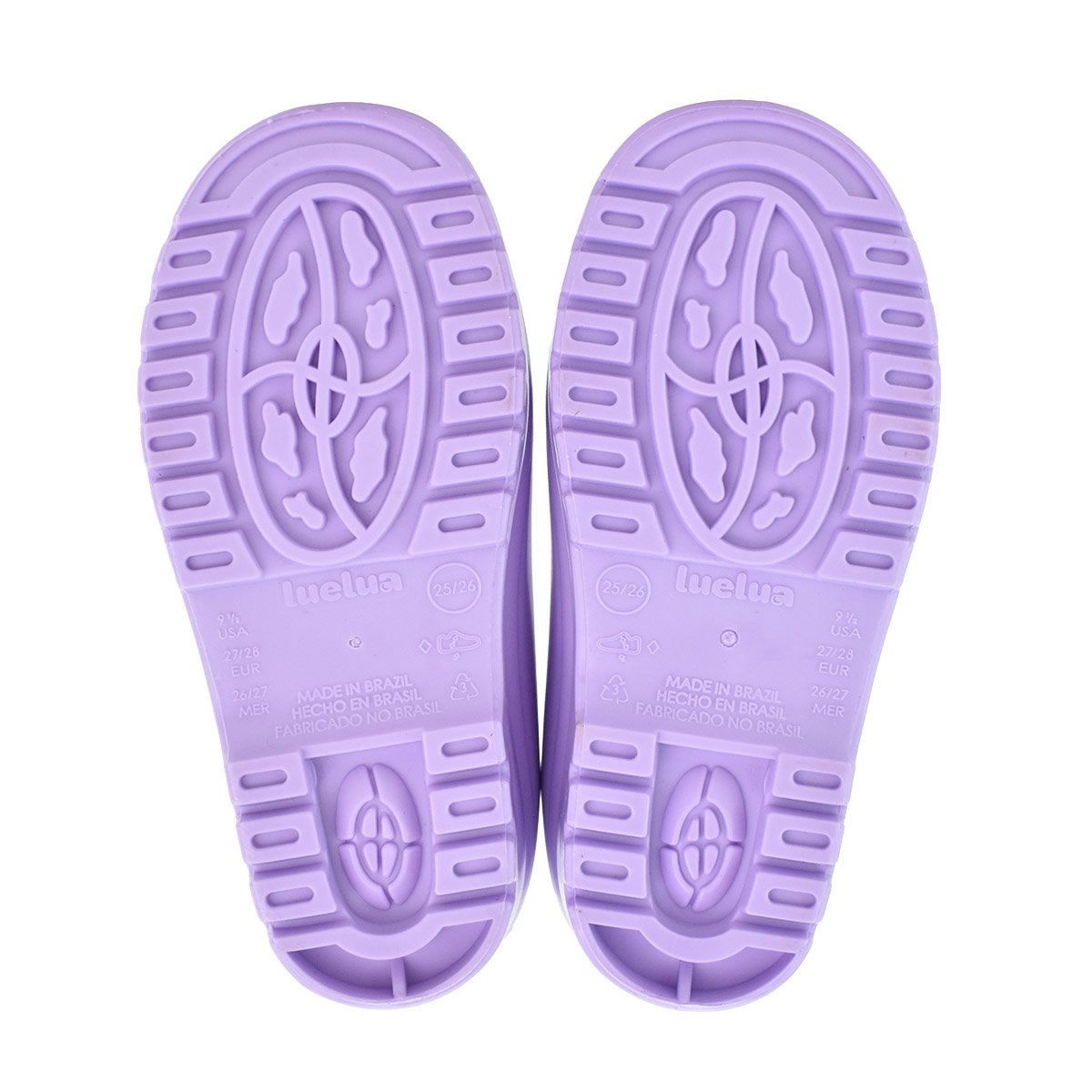 Galocha Infantil Luelua Unicornio Lilas Calce Facil Menina Lilás 7