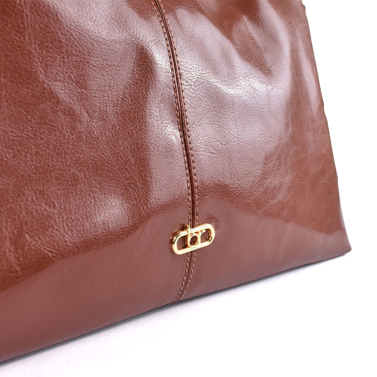 Bolsa Beira Rio Marrom Elegancia Feminino Versatil  Marrom 4