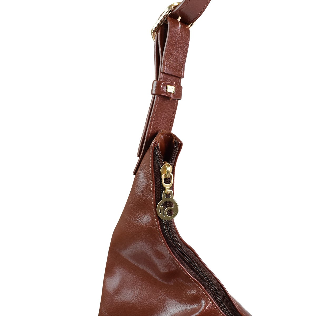 Bolsa Beira Rio Marrom Elegancia Feminino Versatil  Marrom 5