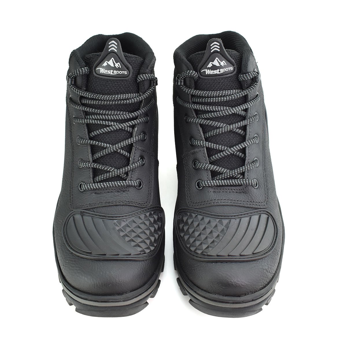 Coturno West Line 2168 Preto Masculino Anatomico Duravel  Preto 5
