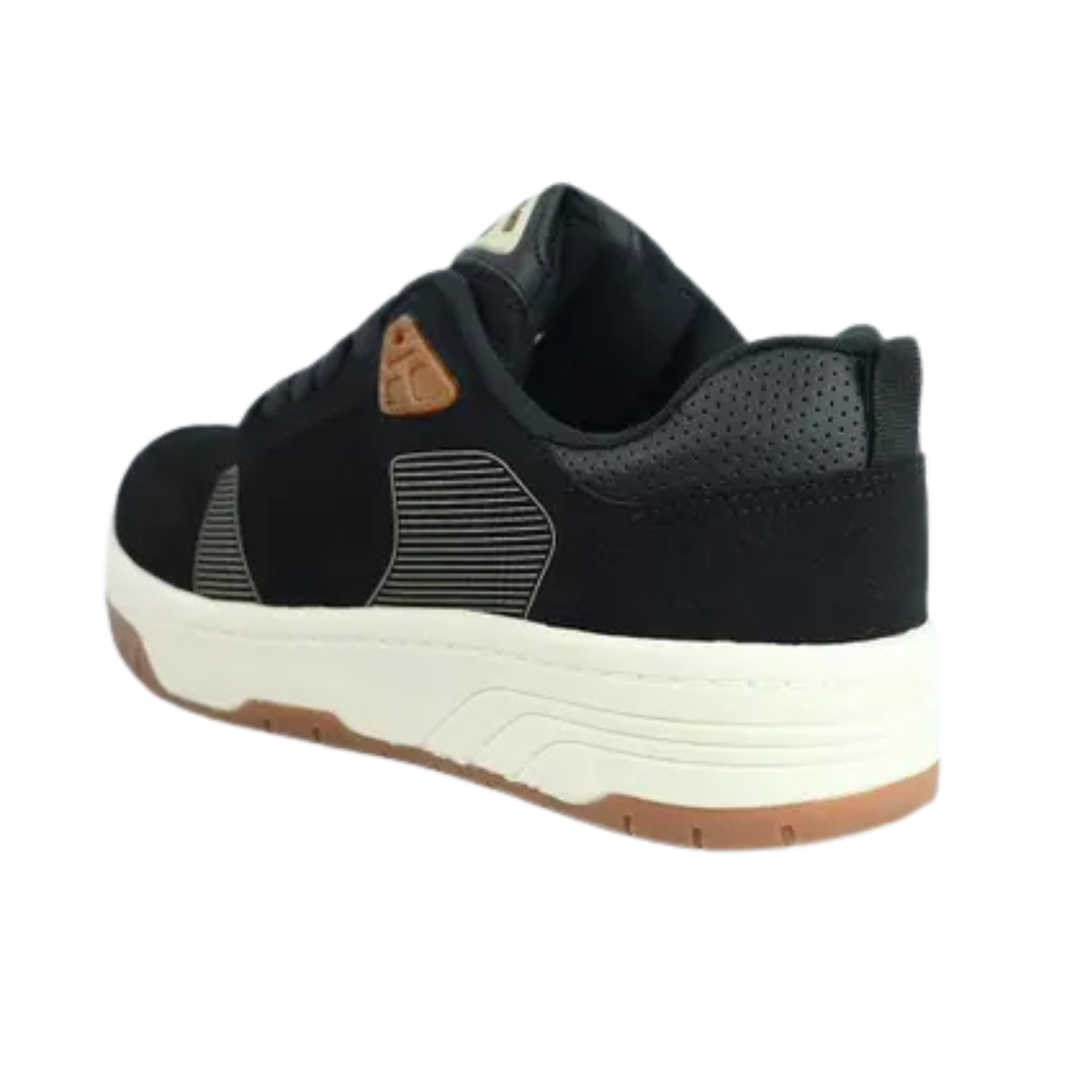 Logus Tenis Preto Champanhe Conforto e Estilo Preto 2