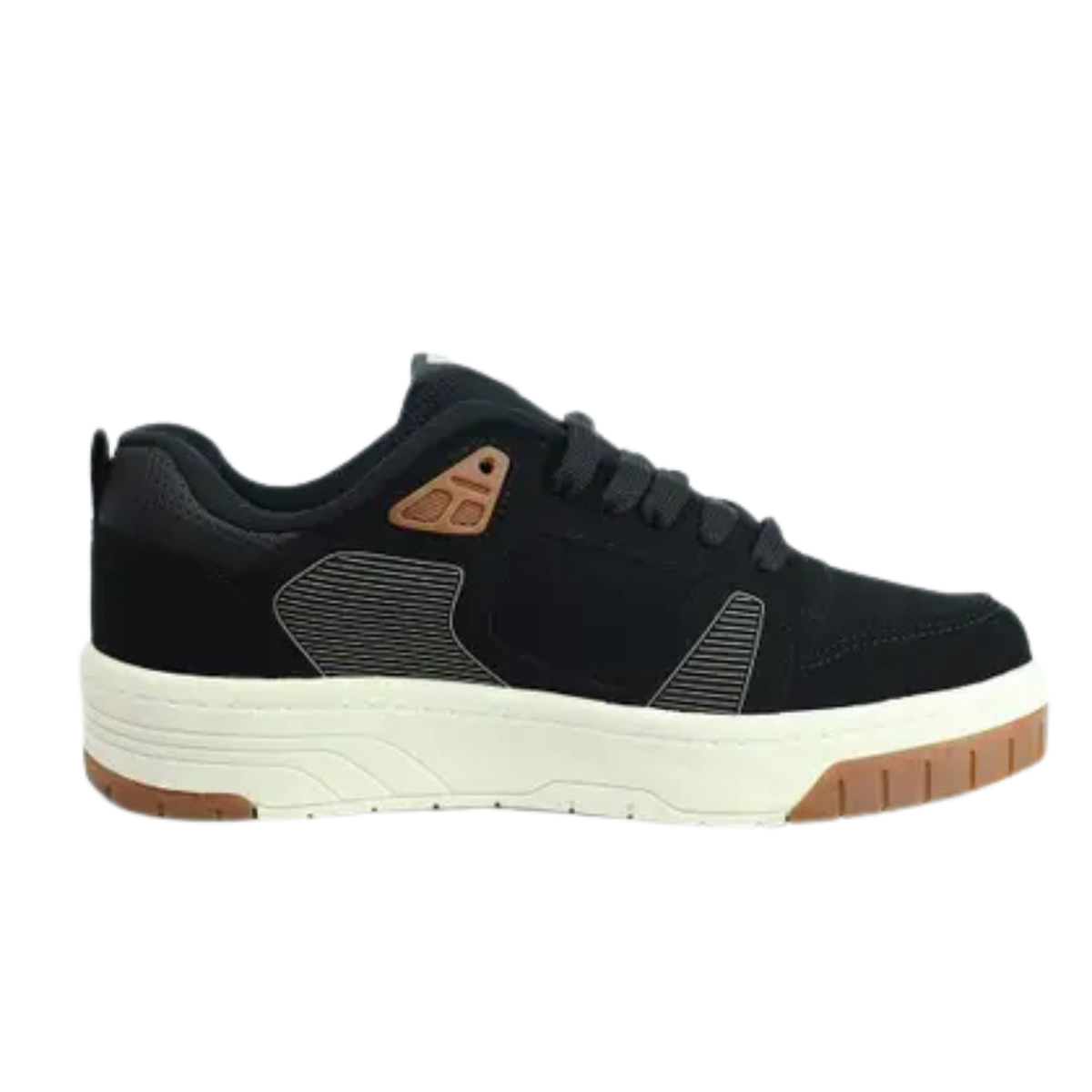 Logus Tenis Preto Champanhe Conforto e Estilo Preto 3