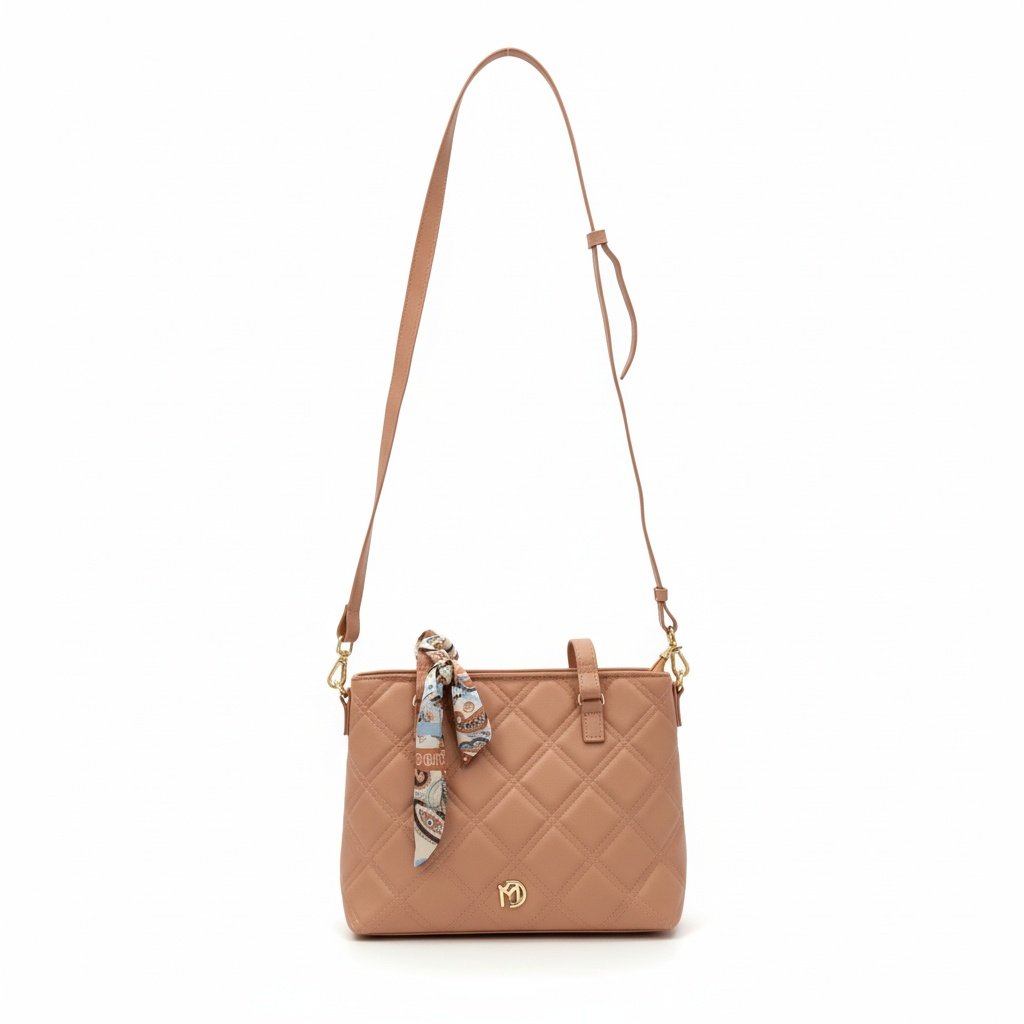 Bolsa Modare Napa Nude Feminina Versatil Estilo Casual Nude 3